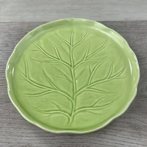 Vintage Otagiri Lettuce Cabbage Plate 6.25" - Made In Japan - Hand Painted  Nice - Picture 1 of 14