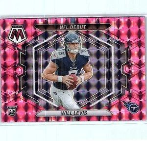 2023 Panini Mosaic #ND-4 Will Levis Camo Pink Mosaic RC - Picture 1 of 2