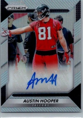 2016 -Austin Hooper- Panini Prizm Silver Autograph/Signed/Auto Card #RA-AHP - Image 1 of 2