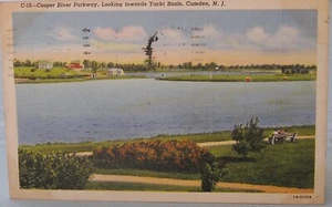 Camden, N.J - Cooper River Parkway, Looking towards Yacht Basin - - Picture 1 of 2