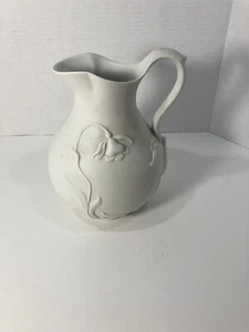 Museum of Modern Art 1993 Parian Nude Bisque Porcelain 8.75” Jonquil Pitcher - Picture 1 of 5
