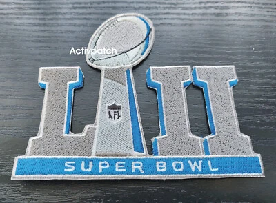PATCHKING MADE IN GERMANY 2017 Seasons Superbowl LII 52 Logo Patch NFL USA Sports Jersey Emblem