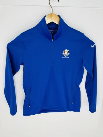 Nike Golf Ryder Cup Jacket Women’s Large Hazeltine USA 2016 Therms Fit 1/4 Zip Cover
