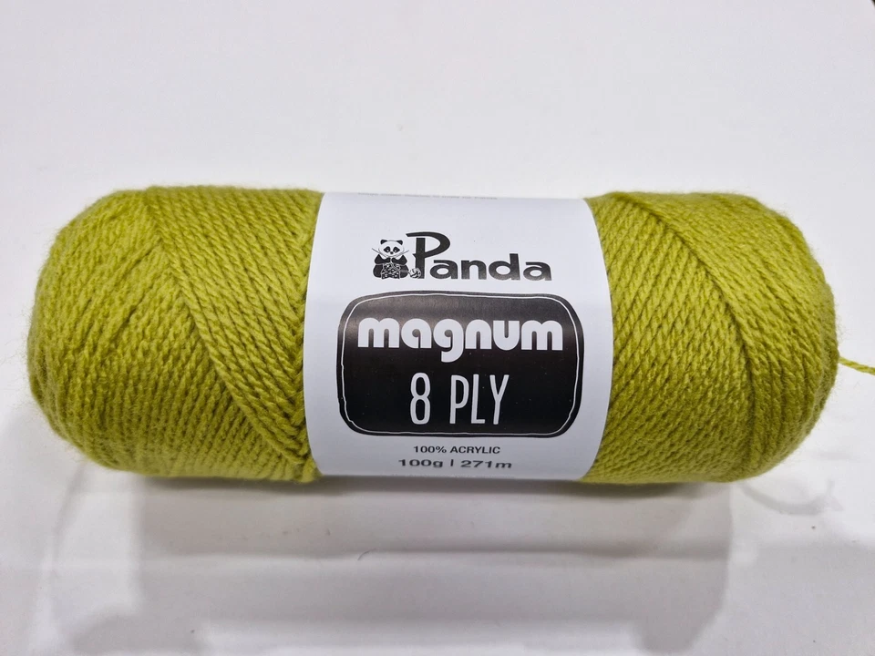 Panda Magnum #2025 Acid Green 8 Ply 100g Acrylic - image 1 of 1