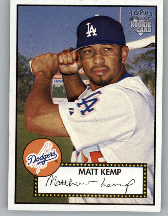 2006 Topps '52 #108 Matt Kemp (RC) (ref 154214) - Image 1 of 2