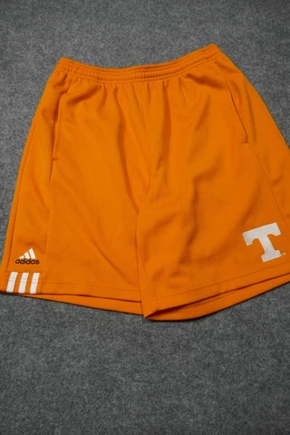 Vintage Tennessee Volunteers Shorts Mens Large Adidas Orange White Team Issued Cover