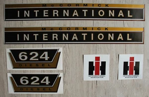 IHC / Mc Cormick Aufkleber international 624 Gold Logo Emblem Sticker Label - Bild 1 von 1
