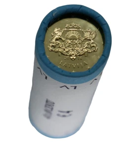 Latvia Latvija Bank Roll Euro coin. 10 euro cent . 40 x 10 Euro cent = 4,00 - Picture 1 of 4