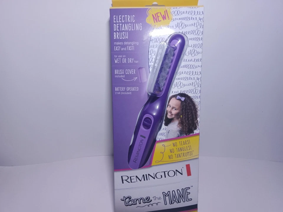 Электрическая щетка для распутывания волос Remington DT7432 Wet or Dry Tame The Mane - фиолетовая - Изображение 1 из 4