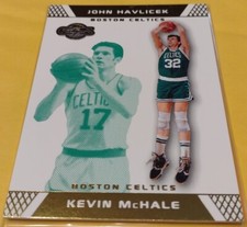 2007-08 Topps Co-Signers Gold Green #44a Kevin McHale John Havlicek 17/59 👀 1/1