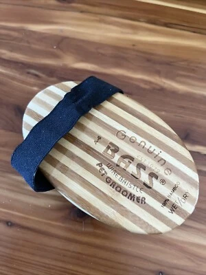 Cepillos de bajo peluquero de mascotas húmedo/seco ovalado alambre pasador cerda 100 % bambú A-6 nuevo sin etiquetas Foto 1 de 2