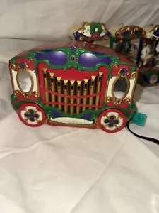Mr. Christmas Holiday Carousel 1992 Musical Lights 6 Horses All Working. - Picture 1 of 12