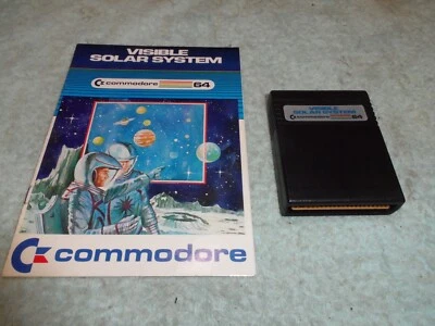 Visible Solar System C64 Commodore 64 Computer Game Cartridge manual - Image 1 of 4