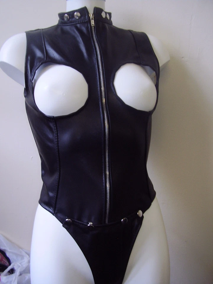 THE FEDERATION FAUX LEATHER  BONDAGE SUIT ALL SIZES NEW PLUS SIZES - Image 1 of 1