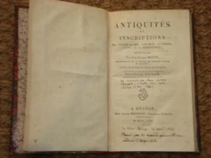 Antiquités et Inscriptions des Villes de Die d'Orange de Vaison d'Apt et de - Picture 1 of 1