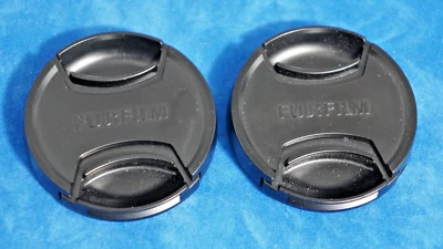 Fujifilm X 52mm Pinch Style Front Lens Cap (#9317) LOT OF 2 CAPS - Image 1 of 2