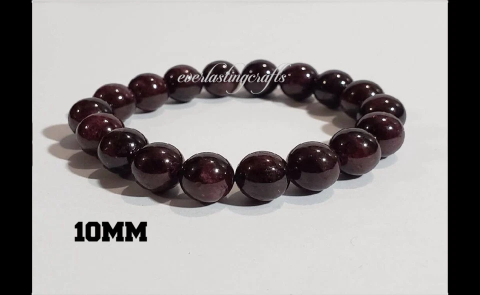 Premium High Quality Natural Handmade Stretch Garnet Semi Precious Stone - Image 1 of 1