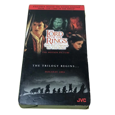 Lord of the Rings Behind the Scenes Promotional VHS Tape RARE - Image 1 of 4