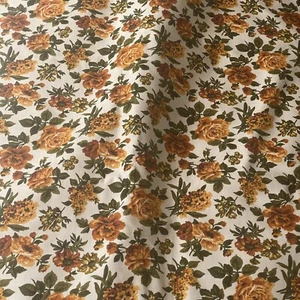 Vintage Casa N Casa Drappeggio Tessuto Materiale Fiori Floreale 124” Lungo x 48” - Foto 1 di 11