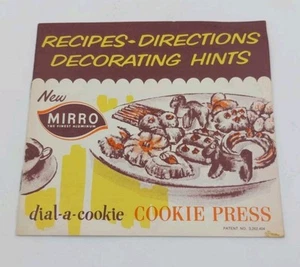 Specchio d'epoca - Dial-a-Cookie - pressa per biscotti **manuale** libretto (senza stampa) - Foto 1 di 5