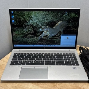 HP EliteBook 850 G7 CORE I7-10610U 1.8GHZ 32GB 256GB SSD WCAM WIFI W11 & CORD - Bild 1 von 8