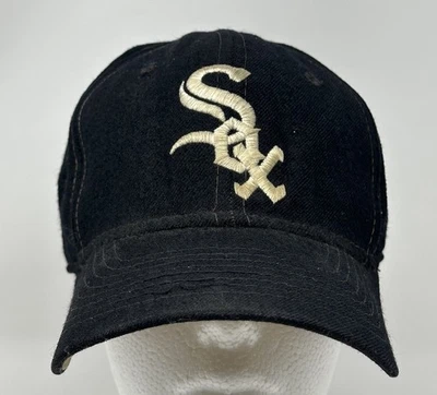 Sports Specialties Chicago White Sox Fitted Hat Cap Baseball Vintage Black READ - Image 1 of 4