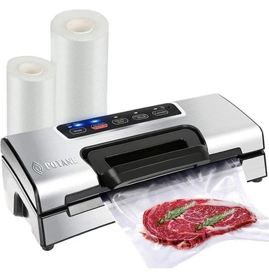 Potane Precision Vacuum Machine,Pro Food Sealer with Built-in Cutter and Bag - Image 1 of 4