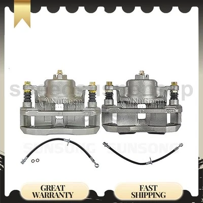 Línea de manguera de freno delantero con pinzas para Acura TL 2000 2001 Acura CL TL_ Foto 1 de 4