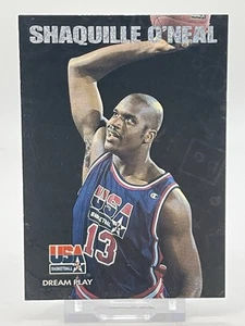Carta Basket 1994 Skybox USA Dream Play #DP12 Shaquille O'Neal Team USA - Foto 1 di 2