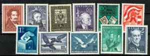 Österreich Jahrgang 1950 komplett postfrisch - Bild 1 von 1
