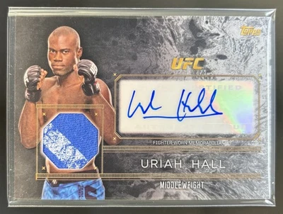2016 Topps UFC Top of the Class Uriah Hall Auto Relic #TCAR-UH - Image 1 of 4