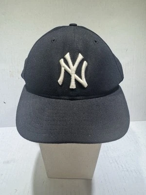 Gorra ajustada vintage de los Yankees de Nueva York 6 3/4 New Era diamante logotipo liso lana  Foto 1 de 4