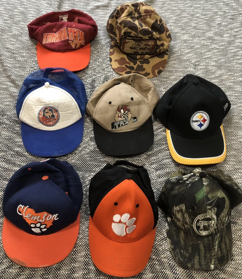 Lote de 8 Mix Vintage Sombrero Paquete Hombre’s Variedad Mix Marca Foto 1 de 4