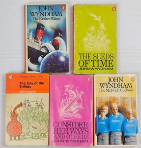 Paquete de 5 libros de ciencia ficción de colección de John Wyndham - Imagen 1 de 11