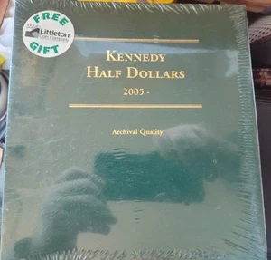 Littleton Coin Album LCA68 Kennedy Half Dollars 2005- Archival Quality Gloves - Picture 1 of 3