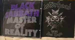 Black Sabbath – Master of Reality + Motörhead – Bad Magic (CD Lot) – Used, Good  - Picture 1 of 5