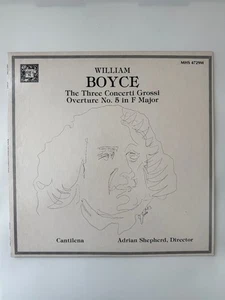 William Boyce The Three Concerti Grossi 12" Vinyl Record Musical Heritage - Picture 1 of 4