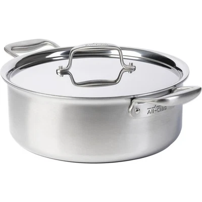 All Clad Collective Cookware, D7 Slow Cooker, 6 quart, Stainless Steel