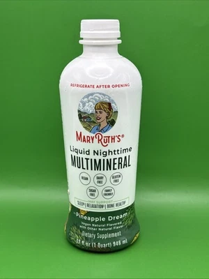 Mary Ruth's Organics Nighttime Liquid Multimineral Sleep Pineapple 32 oz - Image 1 of 4