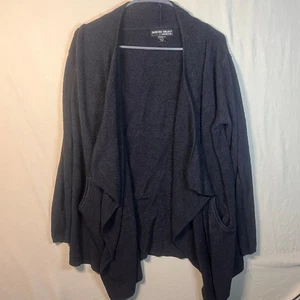 Barefoot Dreams CozyChic Lite Cardigan Sweater L/XL Black Open Front Women’s - Picture 1 of 6