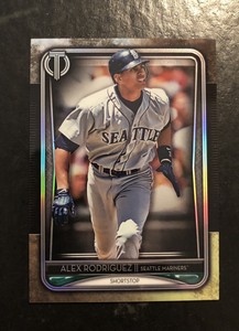2020 Topps Tribute Alex Rodriguez #3 Base Set Seattle Mariners