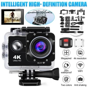 4K 30MP WIFI HD Action Kamera Sport Tauchen Wasserdicht DV Video Go Auto Cam Pro USA - Bild 1 von 17