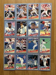 1993 Hostess Baseball Complete 32 Card Set Series 1 & 2 Nice Cards