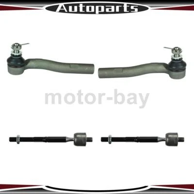 Extremo de barra de amarre interior exterior 4 piezas para Lexus SC430 2002 2003 2004 2005 2006 2007 2008 Foto 1 de 4