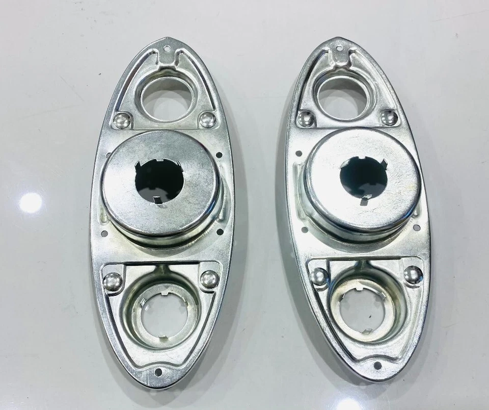1953 CHEVROLET BEL AIR 150 AND 210 TAIL LIGHT BASE PLATE SET . - Image 1 of 1