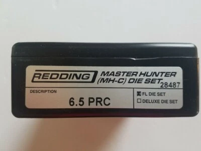 28487 REDDING MASTER HUNTER DIE SET - 6.5 PRC - BRAND NEW - FREE SHIP! - Image 1 of 2