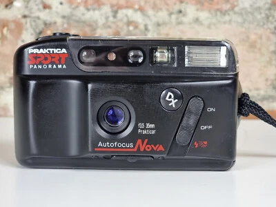 Vintage Retro Praktica Sport Camera, Auto Focus Nova Data Back 35mm Film Camera - Image 1 of 4