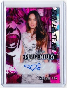 Megan Fox 2025 Leaf Pop Century Autograph Card # 1/1 !! Scream Team Auto - Picture 1 of 2