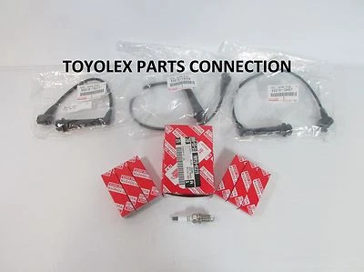 NUEVAS BUJÍAS ORIGINALES LEXUS GS300 DE FÁBRICA OEM (6) CON JUEGO DE CABLES (3) 1998-2000 Foto 1 de 2