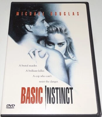 BASIC INSTINCT (1- DVD) WIDESCREEN MICHAEL DOUGLAS & SHARON STONE w/ INSERT - Image 1 of 4